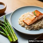 수면의 질을 높이는 식단 조언 - A cozy, dimly lit kitchen scene at dusk. A person (gender-neutral, dressed in comfortable, modest lo...