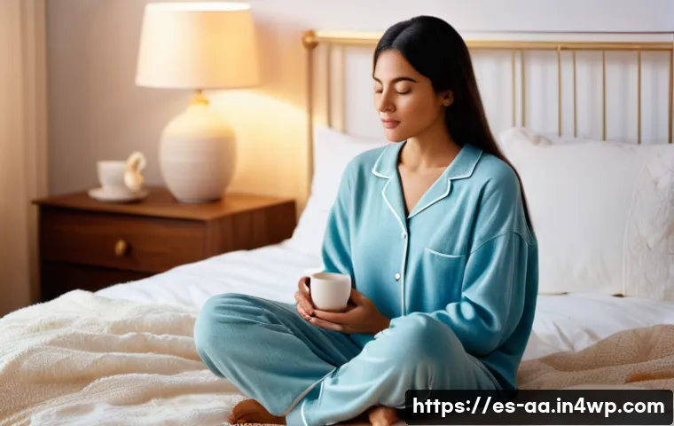 수면 보조를 위한 영양제의 장단점 - **Prompt:** "A serene, adult woman with a peaceful expression, dressed in comfortable, soft cotton p...